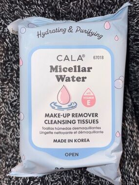 Cala Micellar Water Make-Up Remover Wipes - NEW